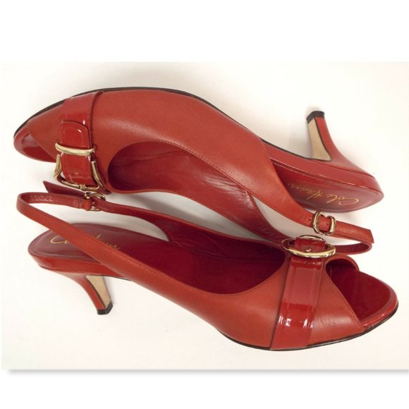 cole haan nike air red heels